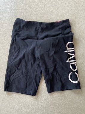 Calvin Klein Black Logo Bike Shorts